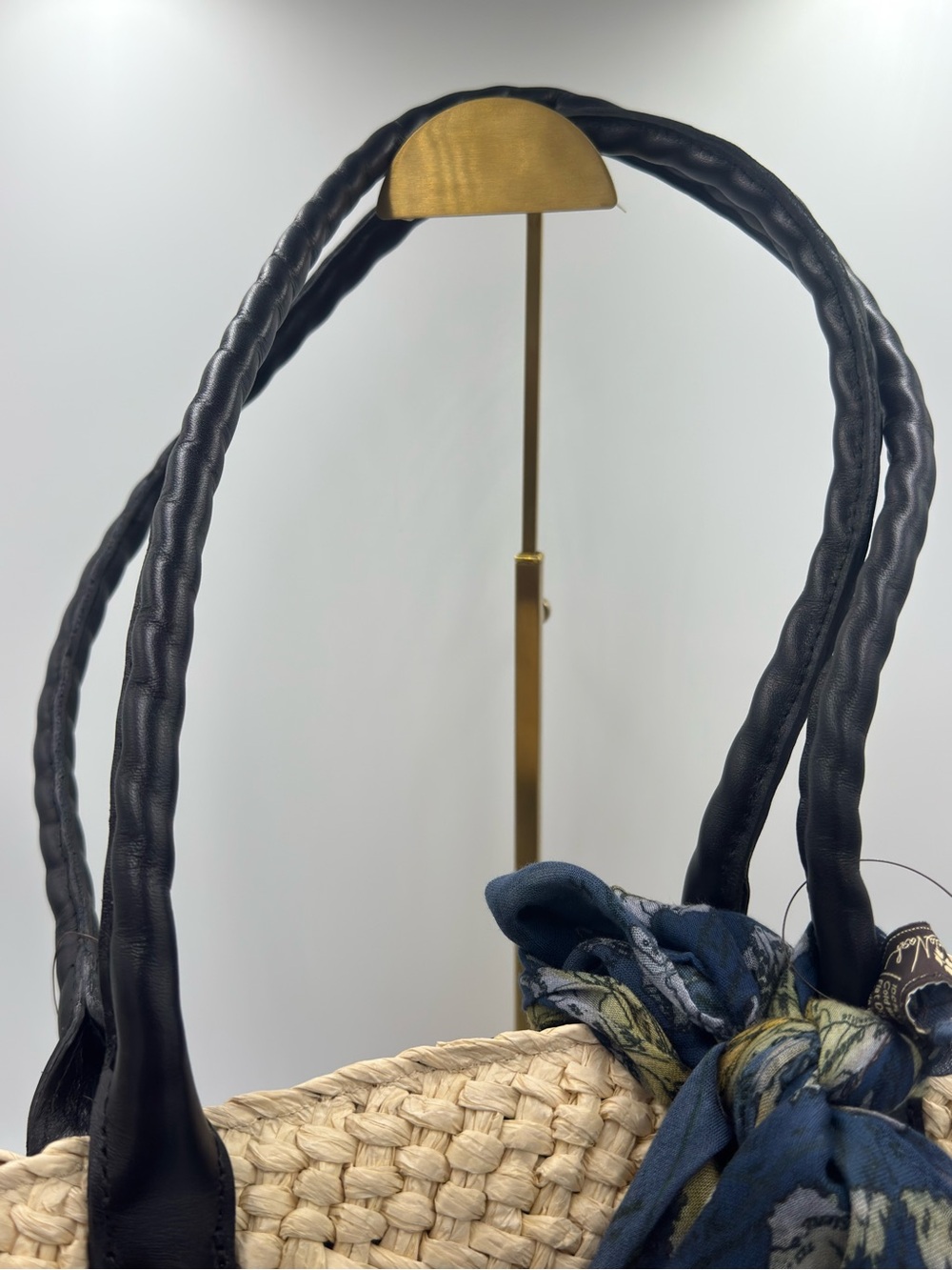 Patricia Nash Straw Tote with Scarf and Dust Bag - Picture 10 of 12
